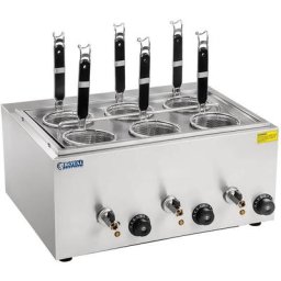 Cuiseur à Pâtes Pro 6 Passoires Rcnk-6 50 7 x 60 5 x 29 2 Cm 3000W 13 9Kg - Argent