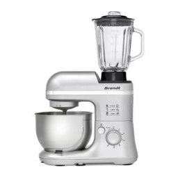 Robot pâtissier multifonction 4l 650w gris - Brandt - km650bs - gris