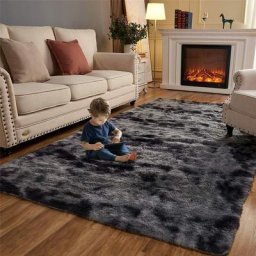 Tapis Chambre Shaggy Tapis pour Salon Tapis De Sol Grand pour Couloir Soft Tapis à Poils Longs