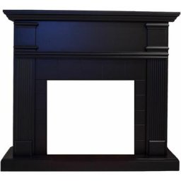 Encadrement de cheminée noir profond cm 102,2x114x28,2 MPC CORNICE CAMINO CALDERA NERO - Grigio