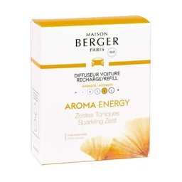 Maison Berger - lampe berger recharge diffuseur pour voiture 2PCS aroma energy