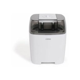 Livoo - Sorbetière 1,5L Cuve à Accumulateur de Froid - Blanc