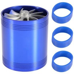Turbonateur d'admission d'air de voiture Turbine à double ventilateur Super chargeur gaz