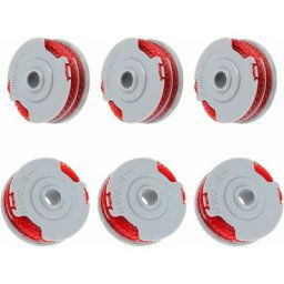Lot de 6 bobines de fil double Flymo FLY021 de 0,2 cm et de 4,9 m compatibles avec Contour 500 XT,