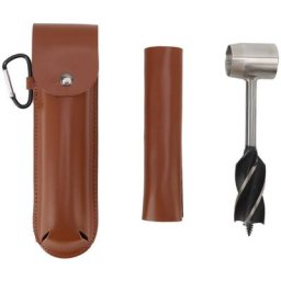 Outil de Survie des Colons, Clé à Tarière à Main Bushcraft, Clé à Tarière Manuelle en Bois