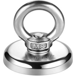 Puissant Aimant Neodyme Diamètre 48 mm épaisseur 12mm 75KG Force de traction Pot Serrage Aimant de