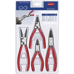 Jeu de 4 pinces pour circlips Knipex Modèle 44 / 46) sur plateau thermoformé - ( Prix pour 1 )