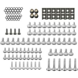 137 Pièces Kit De Boulons De Corps De Carénage De Moto, Kit Visserie Fixations Clip Vis Set En