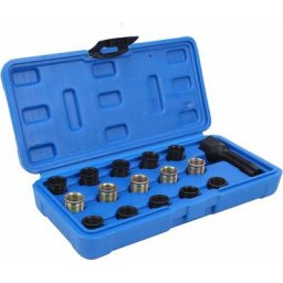 M14x1.25 Outil de réparation de bougie d'allumage fileté Kit de réparation de filetage portable,