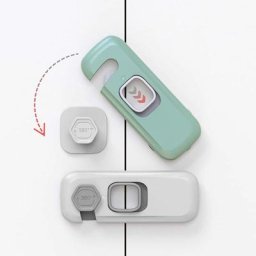 Blue Dream - Lot de 4 Sécurité Serrures pour Bébé,Sécurité Enfant Portes de Placard,Pratique