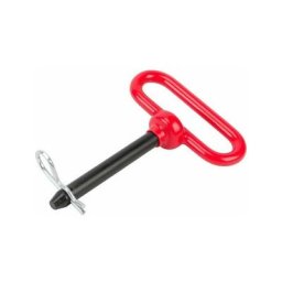 Axe acier avec poignée diamètre 12mm x longueur 160mm avec goupille béta broche attelage piton
