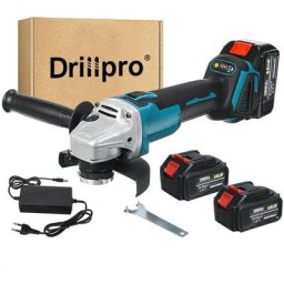 Meuleuse d'angle électrique sans fil 18V 20000RPM 125mm avec 2 batteries