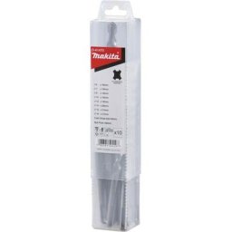 Makita - Jeu de forets pour marteau-perforateur 10 pièces SDS-Plus D-41470 1 set
