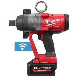 Boulonneuse Milwaukee 1 18V 8Ah M18 ONEFHIWF1-802X - 2 Batterie 8.0Ah 18V, chargeur, coffret