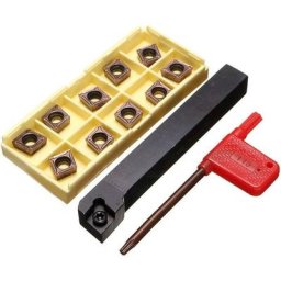 Convient pour SCLCR1212H09 12x100mm Porte-Outil de Tournage de Tour avec 10 CCMT09T304-PM Inserts