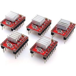 Leisei - A4988 Module Plongeur de Moteur Pas à Pas Compatible StepStick avec dissipateur de Chaleur