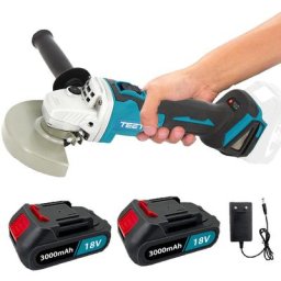 Meuleuse,Meuleuse d'angle sans fil sans fil robuste de 125 mm pour meuleuse d'angle sans fil Makita