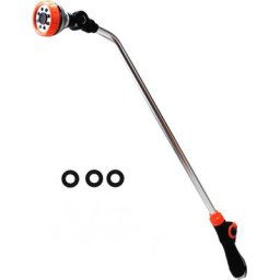 Métal 8 Fonctions Arrosage à Long Pôle Fleurs Ménage Pistolet Yard Jardinage Pelouse Pistolet