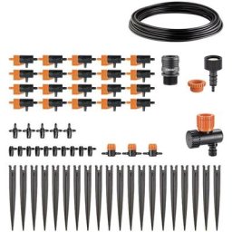 Kit goutte à goutte 20 pots Claber 90764 - noir