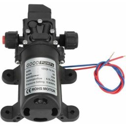 Pompe à eau auto-amorçante - DC 12V 0.9Mpa 6L/Min pompe à haute pression de l'eau du diaphragme 70W