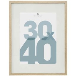 Atmosphera - Cadre photo ""Manu"" naturel 30x40 créateur d'intérieur - Beige