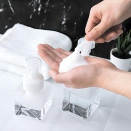 2 pièces Distributeurs de Savon moussant Flacon Pompe Vide moussant de 250 ml (8,5 oz)