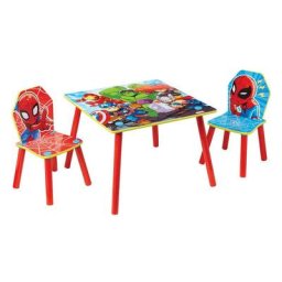 Ensemble table et 2 chaises pour enfants Marvel Avengers Heroes - Spiderman Miles Morales