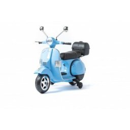 Ataa - Moto vespa officiel 12v électrique pour enfants licence Piaggio: Bleu - Bleu