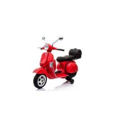 Moto VESPA officiel 12v électrique pour enfants licence Piaggio: Rouge - Rouge
