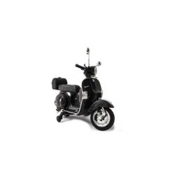 Ataa - Moto vespa officiel 12v électrique pour enfants licence Piaggio: Noir - Noir