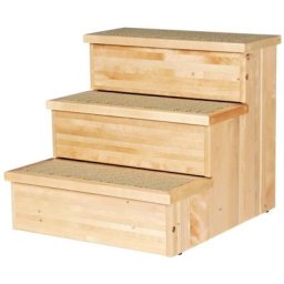 Escalier pour chiens Bois 40x38x45 cm Trixie Brun