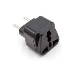 Vhbw - Adaptateur voyage pour prise (connecteur euro vers prise UK/USA/Chine-etc.) - noir, 250 v /