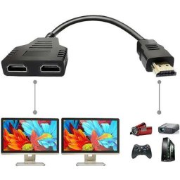 Hdmi Splitter Adaptateur Câble Hdmi Splitter 1 In 2 Out Hdmi Male thsinde