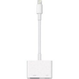 IPad/iPhone/iPod Adaptateur [1x Dock mâle Lightning - 1x hdmi femelle] 10.00 cm blanc C40163 - Apple