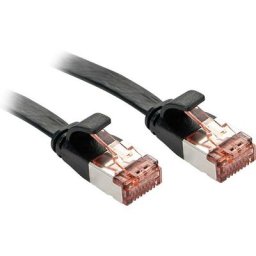 47573 RJ45 Câble réseau, câble patch cat 6 u/utp 3.00 m noir avec cliquet dencastrement 1 pc(s)