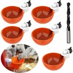 5 pcs, Abreuvoir Poules, Abreuvoir Automatique Poule Kit, Abreuvoirs Automatiques De Poulet,