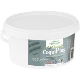 Ferme De Beaumont - CoquiPlus 2,5 kg Coquilles d'huîtres concassées 35% de calcium, minéraux