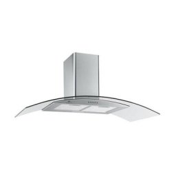 Hotte décorative Continental Edison - L90 cm - inox verre