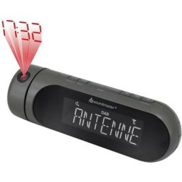 UR6700AN Radio-réveil dab+, fm noir - Soundmaster