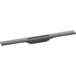 Hansgrohe - Caniveau de douche découpable 70 cm RainDrain Flex montage libre noir chromé brossé