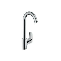 Mitigeur d'evier Hansgrohe Logis M31, commande laterale plage pivot. 360°,saillie 145mm