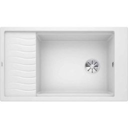 Evier Blanco Elon xl 8S Silgranit - Blanc - Vidage : Manuel