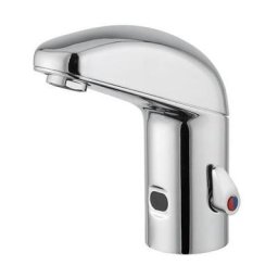 Idral - Mitigeur électronique sur plage lavabo avec alimentation à piles 02512 chrome