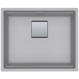 Evier à encastrer 52cm platinum avec siphon Franke 467766 - gris