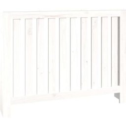 Cache-radiateur Blanc 108,5x19x84 cm Bois massif de pin Vidaxl Blanc