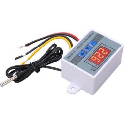Régulateur de Température Numérique Thermostat Chauffage Refroidissement Interrupteur avec Sonde