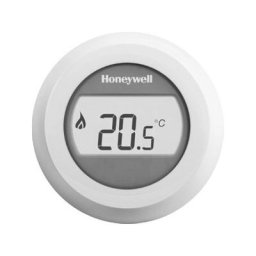 Honeywell - thermostat d'ambiance rond avec affichage lumineux 24v rond on/off blanc t87g2014 e