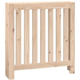 Cache-radiateur 79,5x19x84 cm Bois massif de pin Vidaxl Marron