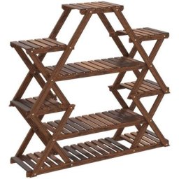 Support à fleurs 110x25x105 cm bois massif de sapin vidaXL - Brun