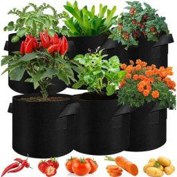 Lot de 6 Sacs de Plantation, 7 Gallons Sacs de Plantation Etanche de Jardin Sac à Plantes en